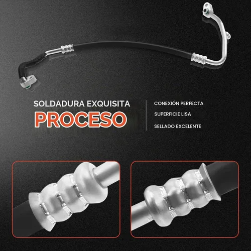 Vista 5 de A-Premium Manguera de línea de descarga de A/C compatible con Toyota Highlander