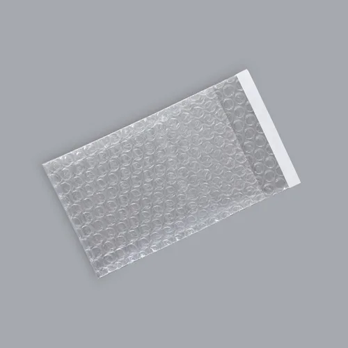 Vista 2 de Generic Bolsa de embalaje autosellante de burbujas transparentes lisa en ambos lados 4 "x 6"+1" - 100 PCS