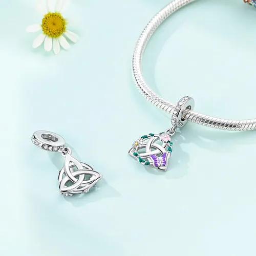 Vista 125 de LNQOBU Happy Life - Colgante para pulseras de abalorios, plata de ley 925 para mujer (con un espaciador de cuentas)