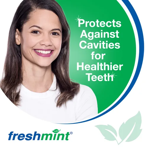 Vista 7 de 144 tubos de pasta dental Freshmint® con flúor anticaries de 1.5 onzas, los tubos no tienen cajas individuales para ahorrar más
