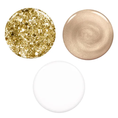 Vista 2 de essie Esmalte de uñas, vegano, juego de regalo de 3 piezas, 1 kit