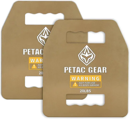 Vista 16 de PETAC GEAR Placas de Peso Tácticas Para Chaleco Con Peso Para Hombres Entrenamiento, 5/10/15/20 LBS Equipo de Chalecos de Entrenamiento de Fuerza