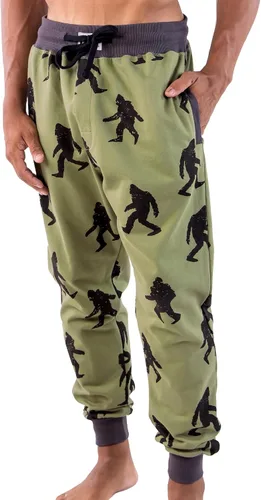Vista 2 de Lazy One Pantalones deportivos para hombre, acogedores, cálidos, con bolsillos