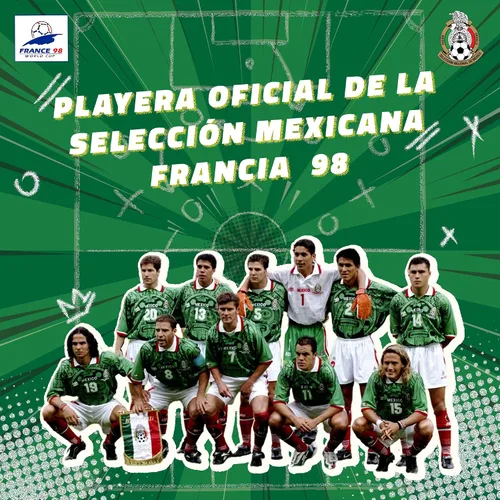 Vista 4 de Camiseta Retro WBC de México 1998 - Camiseta de Fútbol Mexicana