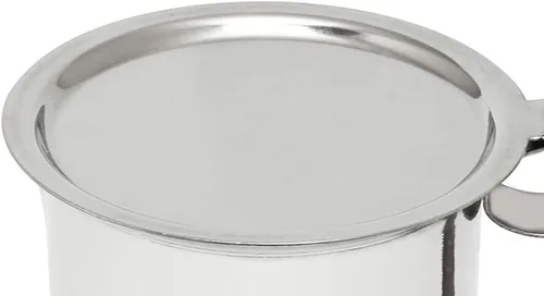 Vista 4 de Soro Essentials - Juego de 2 - Crema apilable de acero inoxidable de 10 onzas - Mini jarra para servir leche, café, crema, aderezo de ensalada