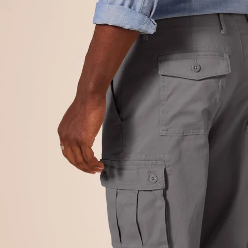 Vista 5 de Amazon Essentials - Pantalones cargo elásticos de corte recto para hombre (disponibles en tallas grandes y altas)