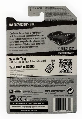 Vista 2 de Hot Wheels '70 Buick GSX, HW Showroom 249/250