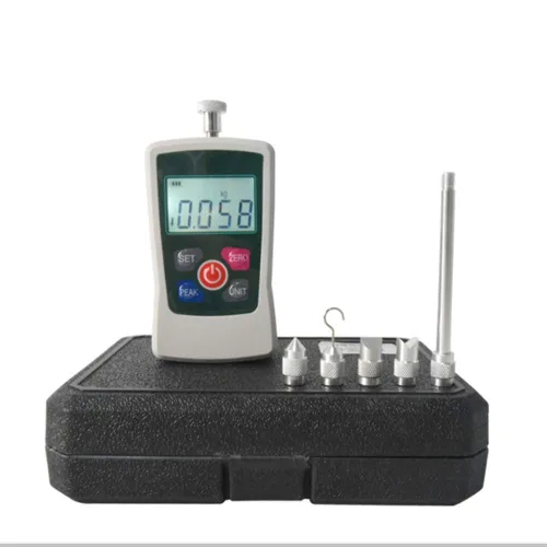 Vista 7 de Medidor de fuerza digital dinamómetro de empuje y tracción Sensor interior Valor de carga máximo 100N/22.0 lbs/22Lb para aparatos electrónicos