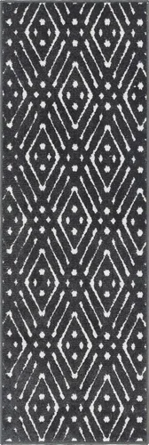 Vista 9 de Unique Loom Sabrina Soto Outdoor Collection - Alfombra geométrica, moderna, vibrante y enrejada contemporánea, 2 pies 0 pulgadas x 6 pies