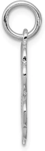 Vista 2 de Dije de plata de ley 925 maciza con textura de trébol de 4 hojas, regalos de joyería para mujeres, esposa, mamá, regalos para hombres, marido, papá