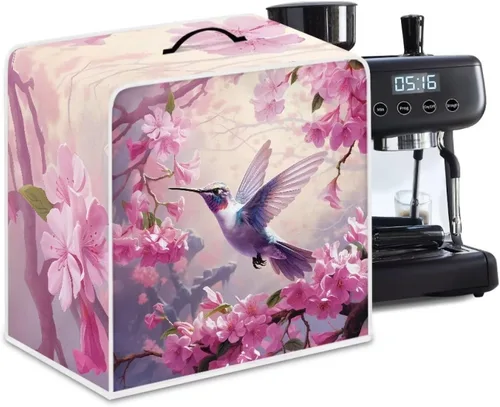 Vista 19 de Cubierta antipolvo para máquina de café con girasol, cubierta antipolvo para cafetera, funda para licuadora, cubierta de tela para batidora de pie