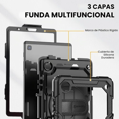 Vista 8 de Timecity Funda para tableta Samsung Galaxy Tab A7 Lite de 8,7 pulgadas