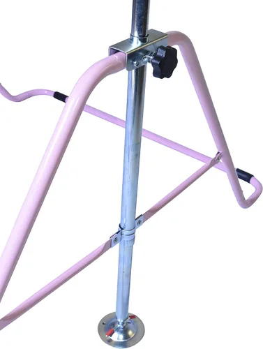 Vista 6 de XINDONGSHENG - Barra de gimnasia atlética expansible para niños, barra de equilibrio para entrenamiento junior, gimnasio, color morado con 2 pies x