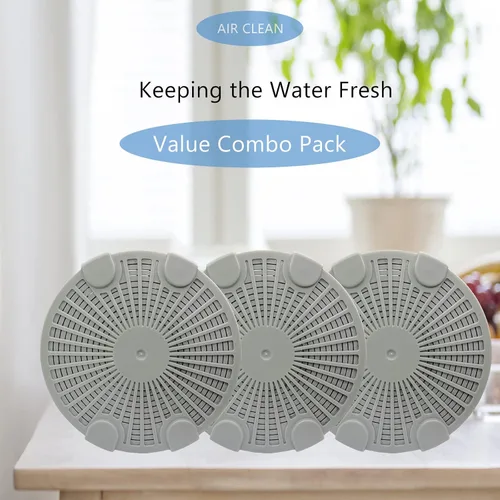 Vista 8 de Hydro Cell A200 - Filtro humidificador con carbón activado compatible con BONECO y AIR-O-Swiss Humidificador ultrasónico, paquete de 3, color gris