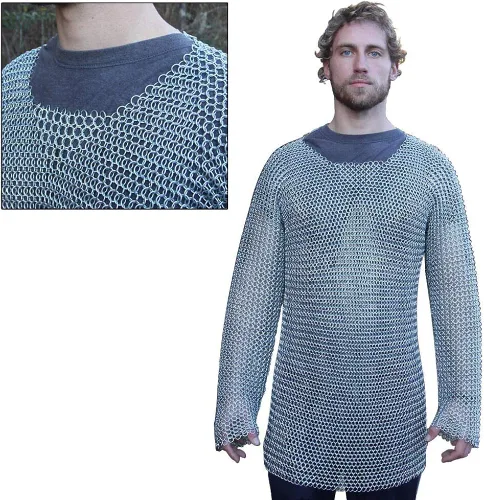 Vista 2 de Armory Replicas Medieval Knights Full Sleeve Chainmail Shirt