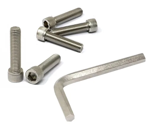 Vista 236 de iexcell Kit de tornillos de cabeza hexagonal de acero inoxidable 304, 100 unidades M2 x 0.157 in, paso de rosca de 0.016 in