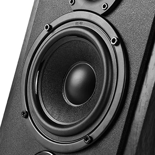 Vista 2 de Edifier R1700BT – Altavoz Bluetooth para estantería, monitores activos de estudio de campo cercano, bocinas alimentadas 2.0, configuración de caja