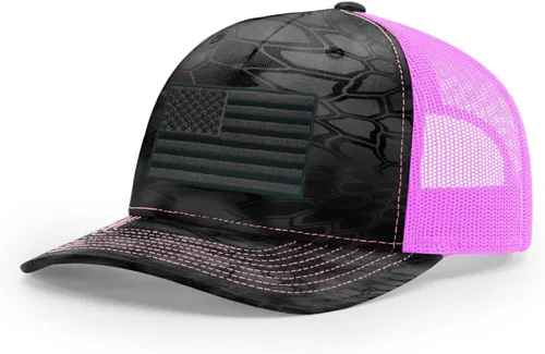 Vista 300 de Joe's USA Richardson 112 - Gorras de camionero con parche gráfico personalizado - Gorras estructuradas de cinco y seis paneles Richardson Premium