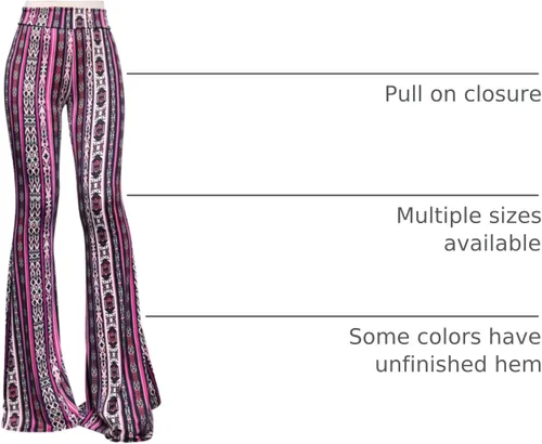 Vista 11 de ShopMyTrend - Pantalones de yoga largos con piernas anchas y acampanadas estilo palazzo, con cintura alta, para mujer
