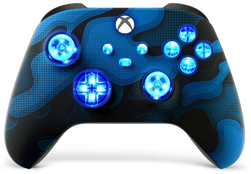 Vista 22 de Silent Modz Custom Modded Controller 7 LED Colors Trigger Stopper w/Pro Grips compatible with Xbox Series S, Xbox Series X, Xbox One, and Windows