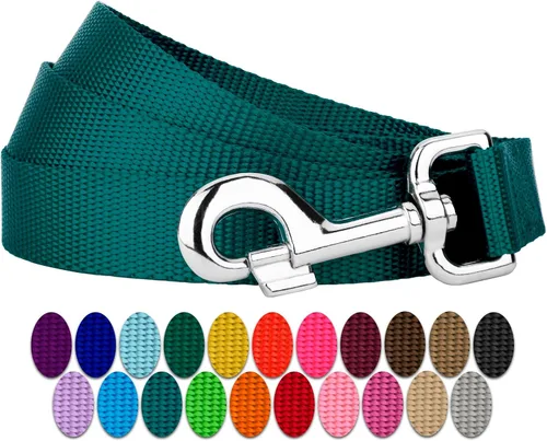 Vista 11 de Country Brook Petz - Correa para perro de nailon duradera de estilo tradicional de 1 pulgada con broche fácil de usar para razas pequeñas, medianas