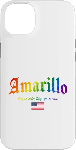 Vista 15 de iPhone 16 Amarillo Gothic Design Lgbtqai+ rainbow Version Case