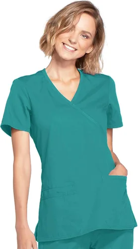 Vista 7 de Cherokee WW Originals - Camiseta quirúrgica de enfermería para mujer Negro