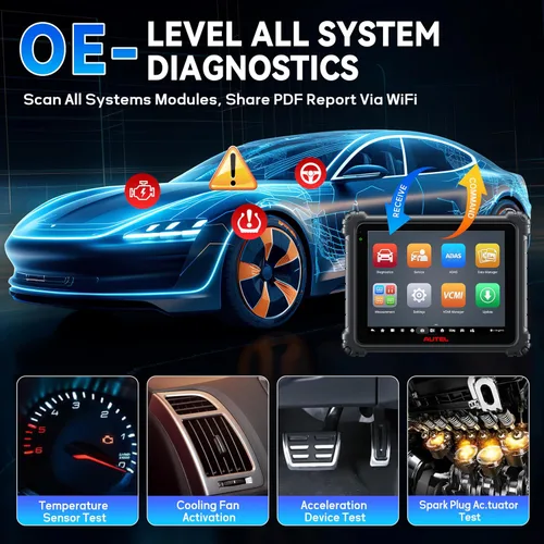 Vista 6 de Autel MaxiSys Ultra Full System Diagnostic OBD2 Scanner Tablet Autel Ultra Have 40+ Reset Services with 5in1 MaxiFlash VCMI Can ECU Programación