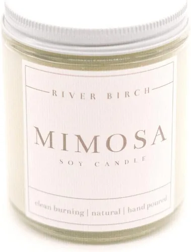 Vista 26 de River Birch Candles - Vela perfumada de almendra y miel Velas en tarro de ámbar de soja de primera calidad, totalmente naturales, no tóxicas, 8.5