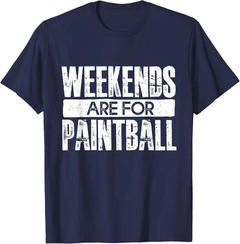 Vista 17 de Weekends Are For Paintball - Camiseta de paintballer, Negro