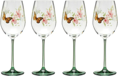Vista 4 de Lenox 896702 Butterfly Meadow - Copas de vino (4 unidades)