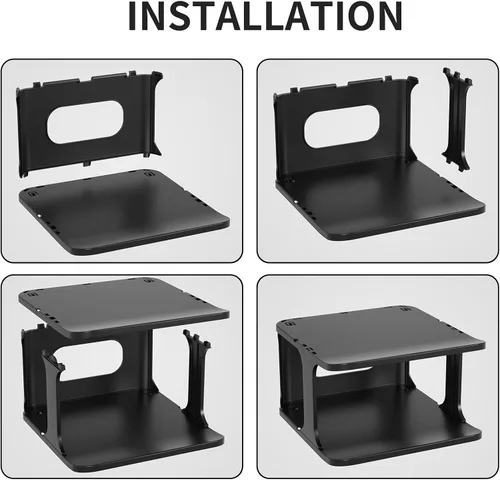 Vista 8 de HAIXIN Zapatero vertical estrecho de 7 niveles, torre de zapatos delgada Negro