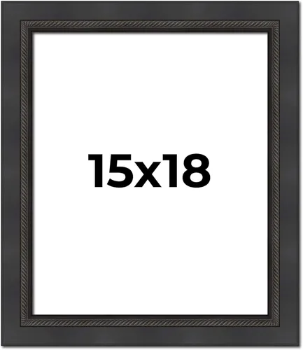 Vista 186 de Poster Palooza Marco de 5 x 5 pulgadas, color negro, cuerda biselada, marco de madera maciza, ancho de moldeo de 2 pulgadas, con plexiglás acrílico