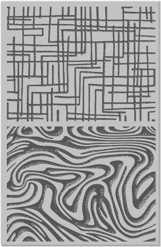 Vista 8 de CHGCRAFT Hojas de textura de arcilla polimérica de línea, alfombrilla de textura de arcilla de goma, herramienta de patrón de modelado de polímero