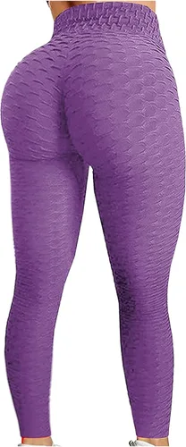 Vista 2 de MNBCCXC Correr Cadera Fitness Ejercicio Yoga Burbujas Pantalones de Cintura para Mujer Pantalones de Yoga Alto Pantalones de Yoga Pantalones Cinturon