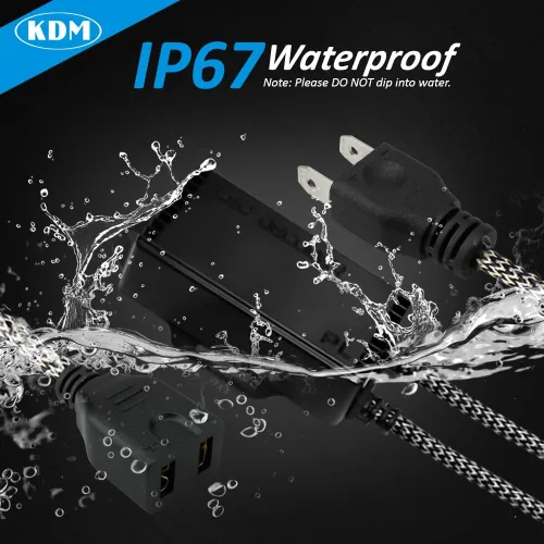 Vista 4 de KDM H7 LED Canbus Decodificador, resistencia de carga antiparpadeo sin errores, adaptador LED de advertencia cancelador de advertencia, paquete de 2