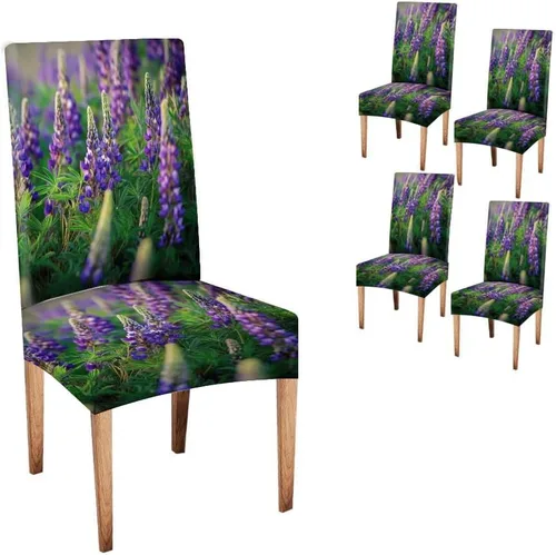 Vista 49 de CAPSCEOLL Fundas para sillas Parsons de elastano, súper ajuste, extraíbles y lavables, para sillas de cocina, fundas protectoras para comedor