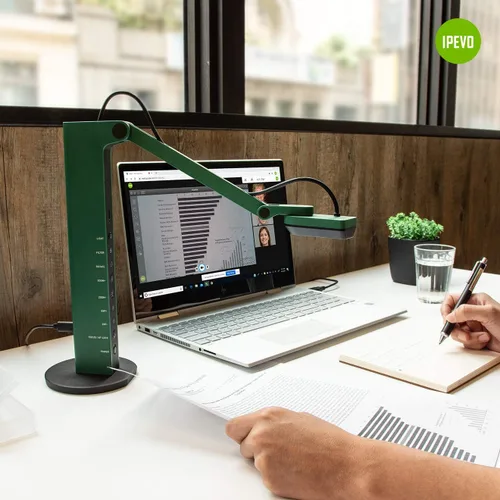 Vista 4 de IPEVO VZ-R 8MP Herramienta de Comunicación Visual de Modo Dual HDMI/USB para Proyección en Tiempo Real, Trabajo Remoto, Aprendizaje a Distancia
