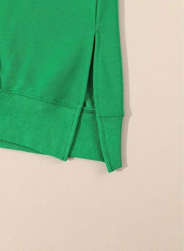 Vista 147 de SHEWIN Sudadera casual de manga larga con cuello redondo para mujer, ligera, holgada