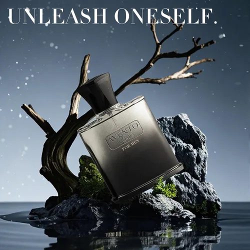 Vista 5 de AFLUXE AVENTO UOMO Colonia para hombre Aroma fresco amaderado de larga duración Eau de Toilette de 3.4 fl oz Set de regalo de lujo