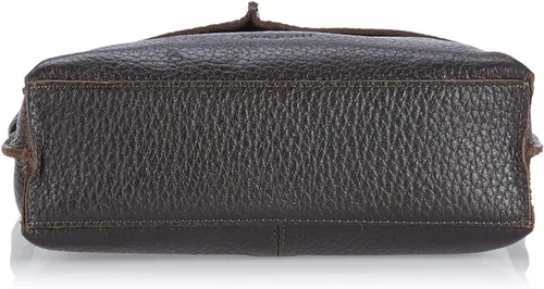 Vista 3 de Bugatti Milano Bolso bandolera vertical de piel 9", Marrón, Único