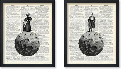 Vista 7 de Poster Master Póster de Arte del Diccionario - Impresión Retro de Mujer Soldadora - Arte de Sándwich de Queso a la Parrilla - Regalo para Ella