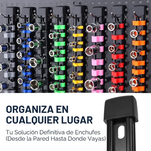 Vista 6 de Reniteco Juego de organizador de enchufes, paquete de 3, unidad de 1/2" x