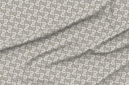 Vista 4 de Spoonflower Tela - Gris Caballo Vaquero Western Cowgirl Lucky Impreso en tela de gasa Fat Quarter - Costura Ropa de moda Vestidos Decoración