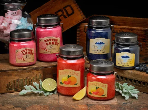 Vista 7 de McCall’s Candles Cocina de la Abuela Vela perfumada de 16 oz Hecha en EE. UU. Frasco rústico vintage con asa de transporte Fragancia
