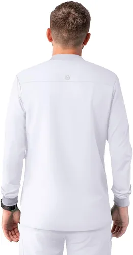 Vista 2 de Adar Addition Scrubs para hombre - Chaqueta médica con cremallera