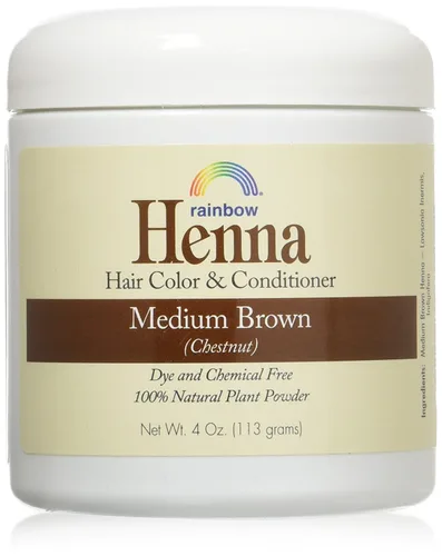 Vista 4 de RAINBOW RESEARCH Henna marrón oscuro - 4 oz.