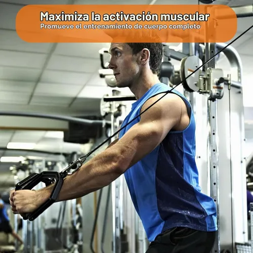 Vista 5 de 2 piezas de extensión de cable para gimnasio, accesorios de reemplazo para máquina de cable, accesorios de polea de cable para gimnasio - cuerda