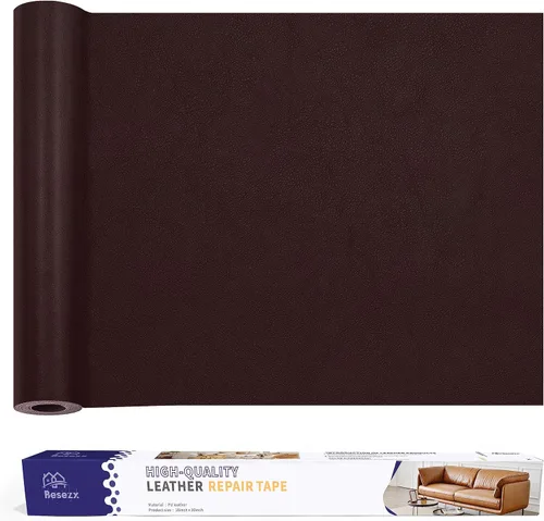 Vista 29 de Kit de cinta para reparación de cuero, parche autoadhesivo para muebles, sofá, asientos de automóvil, silla de oficina, kit de reparación de vinilo