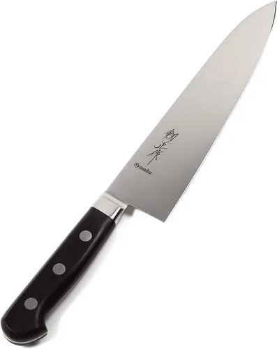 Vista 12 de Navaja japonesa INOX AUS-8A Acero Inoxidable Negro Mango Pakkawood, 6 pulgadas (5.906 in)